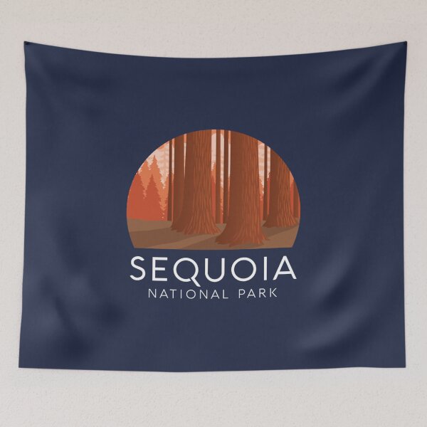 Item preview, Sequoia National Park California Forest Retro Camping Kern designed and sold by OctavianPopescu.
