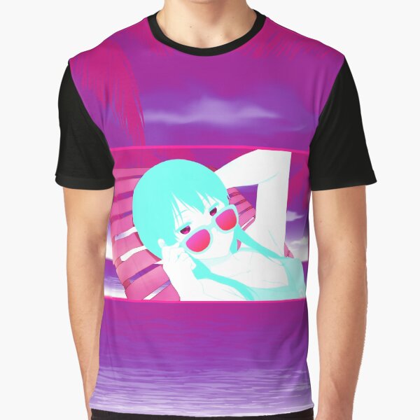 NEON SUMMER - Anime Girl Shirt (Beyond the Boundary) Graphic T-Shirt