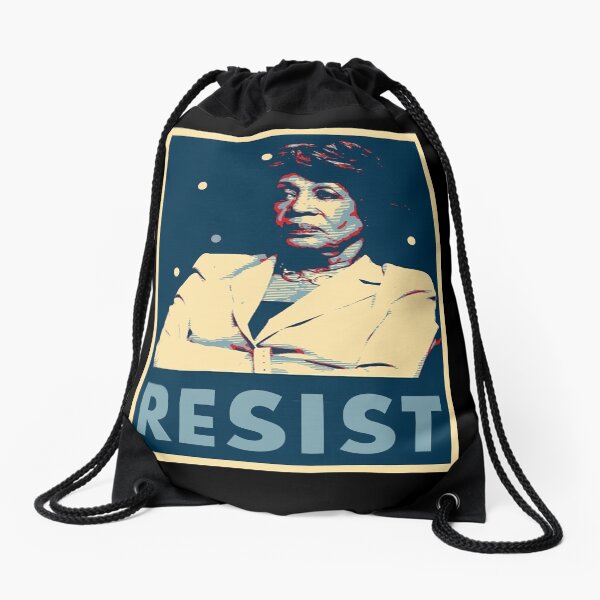 Auntie Maxine RESIST Drawstring Bag