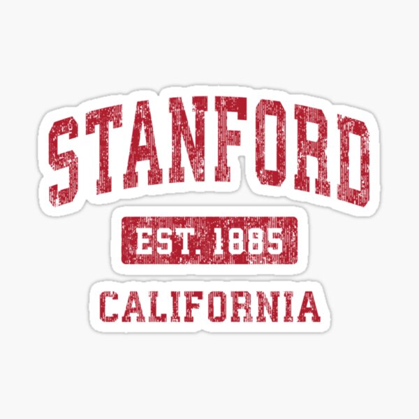 Stanford California CA Vintage Sports Logo Hoodie