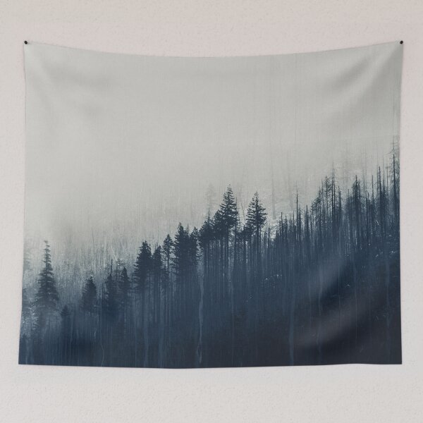 Item preview, Misty Forest Drawing, Dark Green Misty forest, Misty Green Forest Aesthetic, Foggy Misty Green Forest Aesthetic designed and sold by Trendymotion.