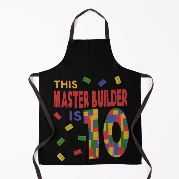 Item preview, Cute Master Builder 10 Years Old Block Building Boys Kids design designed and sold by Merchking1.