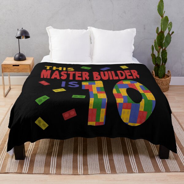 Item preview, Cute Master Builder 10 Years Old Block Building Boys Kids design designed and sold by Merchking1.