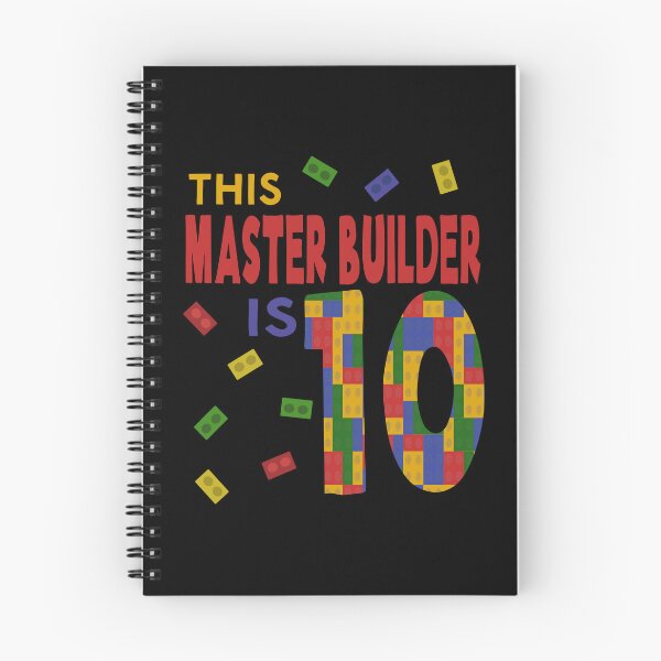 Item preview, Cute Master Builder 10 Years Old Block Building Boys Kids design designed and sold by Merchking1.