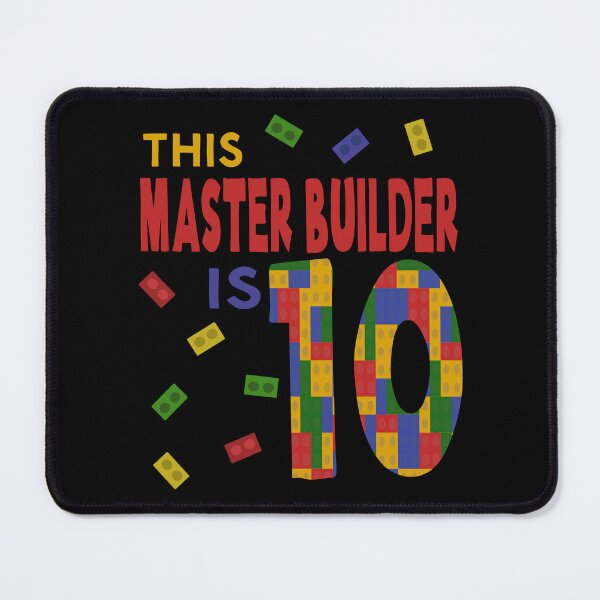 Item preview, Cute Master Builder 10 Years Old Block Building Boys Kids design designed and sold by Merchking1.