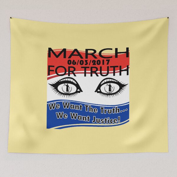 Item preview, March For Truth 6-3-2017 We Want The Truth Protest -Historical Event! designed and sold by LuckyContestant.