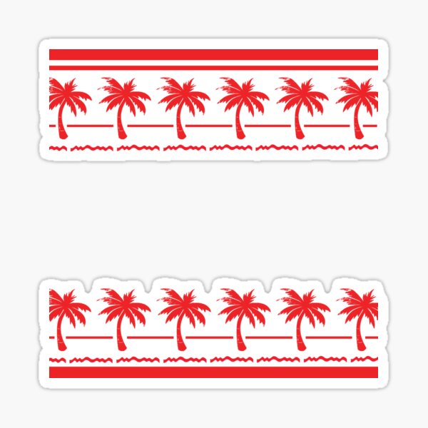 West Coast California Burger Drive In n Out Sticker