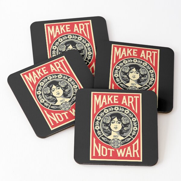 Item preview, Make Art Not War designed and sold by Latualucejew.