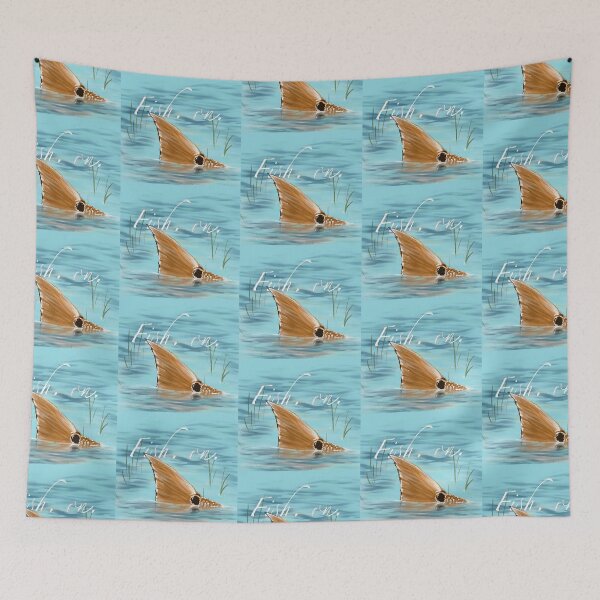 Item preview, Redfish in blue water designed and sold by N2THEBLUE.