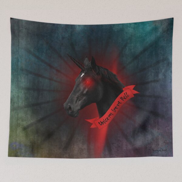 Item preview, Unicorn from Hell designed and sold by Destroyed-Pixel.