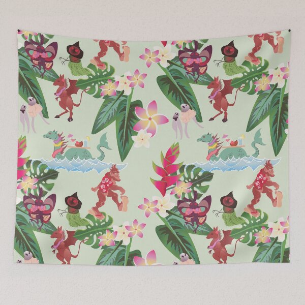 Item preview, TropiCryptids Vintage Colors designed and sold by FoxnLlama.