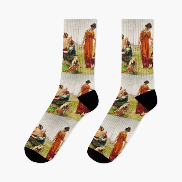 Item preview, Thomas C. Gotch - Destiny Pre-Raphaelite romantic style designed and sold by TeeARTHY.