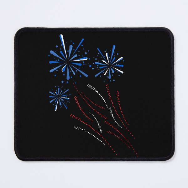 Item preview, Red, White & Blue July 4th Firework designed and sold by MochaMeli.