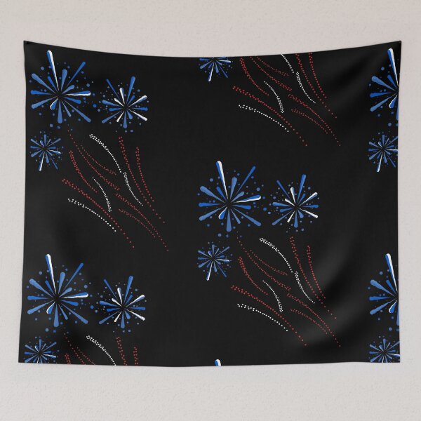 Item preview, Red, White & Blue July 4th Firework designed and sold by MochaMeli.
