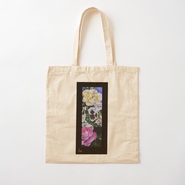 Flowers Cotton Tote Bag