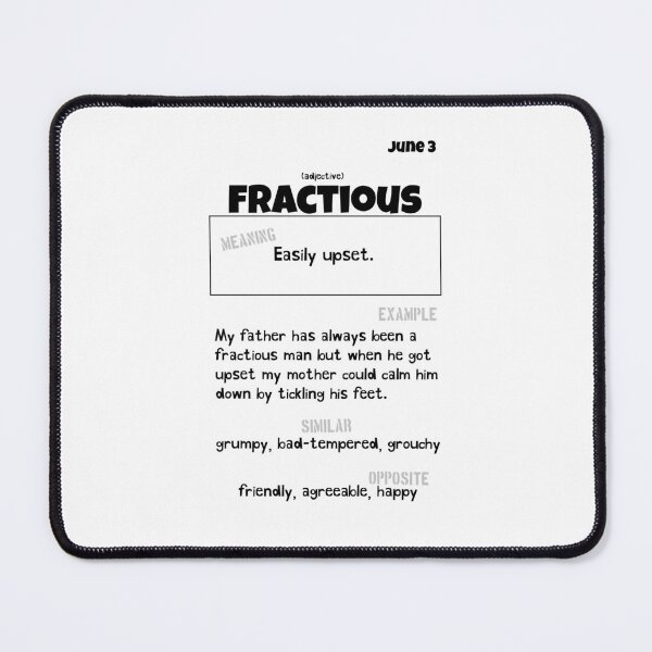 Item preview, June 3 Fractious designed and sold by Square Root of Squid.