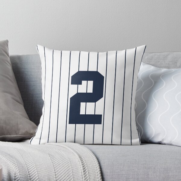 Number 2 Pinstripe Design Throw Pillow