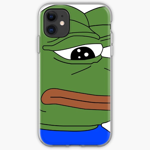 Sad Pepe the Frog iPhone Soft Case