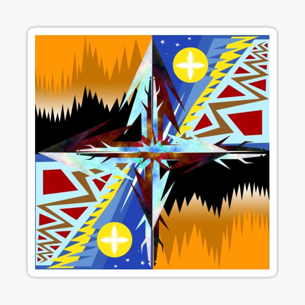 north-south-east-west-sticker-for-sale-by-robjoeball-redbubble