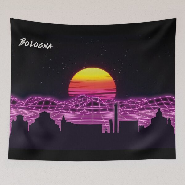 Item preview, Bologna Skyline Neon Nights designed and sold by DFerraz.