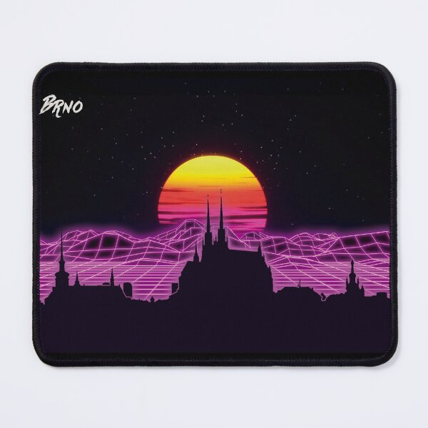 Item preview, Brno Skyline Neon Nights designed and sold by DFerraz.