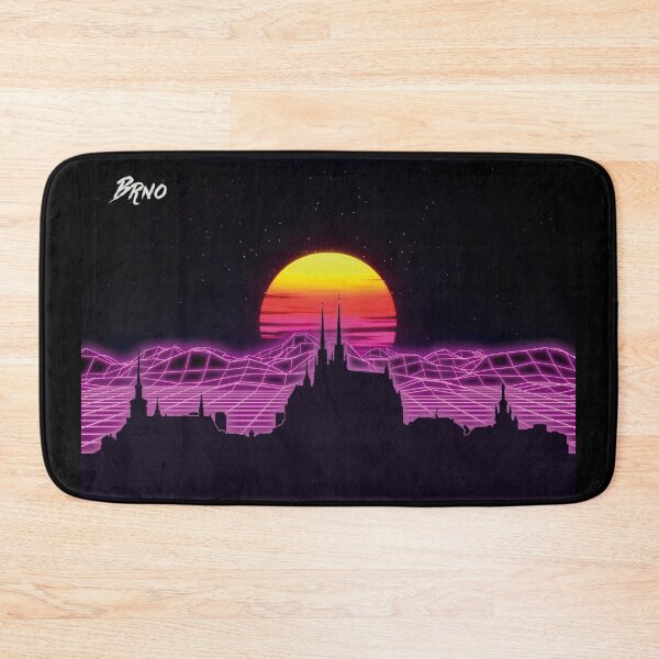 Item preview, Brno Skyline Neon Nights designed and sold by DFerraz.