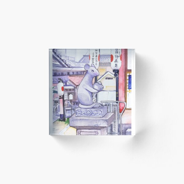 Okuninushi shrine mouse Acrylic Block