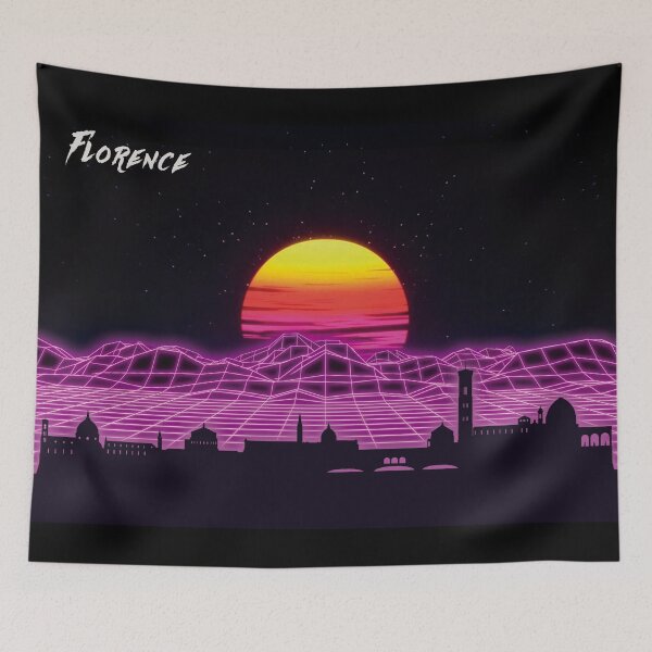 Item preview, Florence Skyline Neon Nights designed and sold by DFerraz.