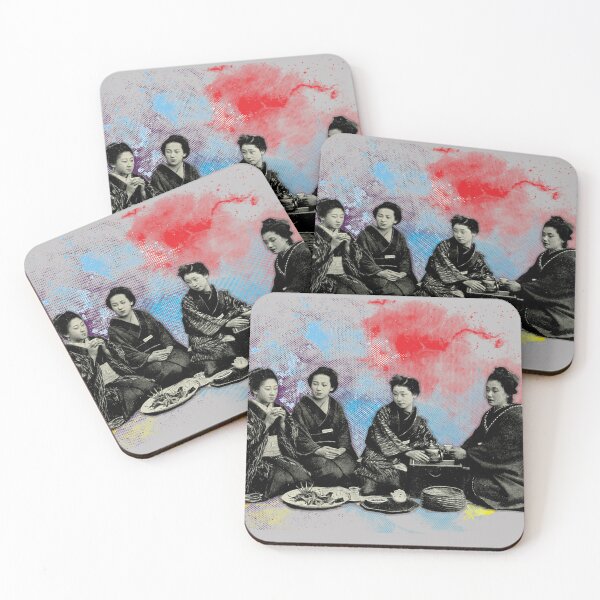 Item preview, Tea time. Japanese over a cup of tea designed and sold by CarliPeraza.