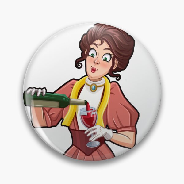 Item preview, Wine girl Sticker designed and sold by Grim reaper.