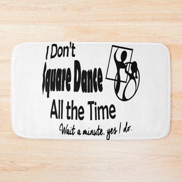 Item preview, All The Time BLK designed and sold by Square Dancing Gifts & Merchandise.