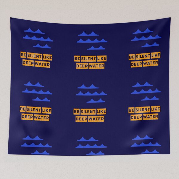 Item preview, be silent like deep water designed and sold by time-to-relax.