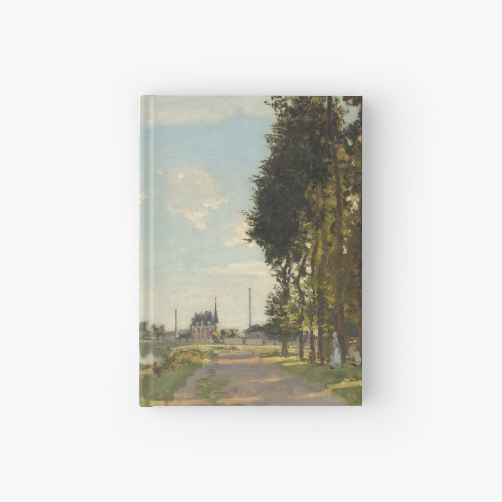 Argenteuil by Claude Monet Hardcover Journal