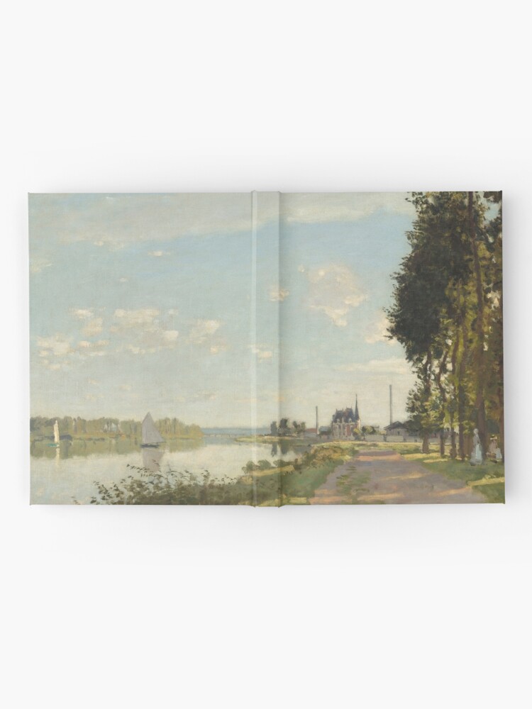 Alternate view of Argenteuil by Claude Monet Hardcover Journal