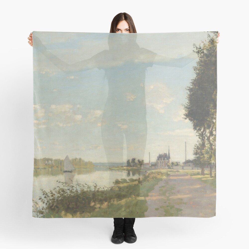 Argenteuil by Claude Monet Scarf