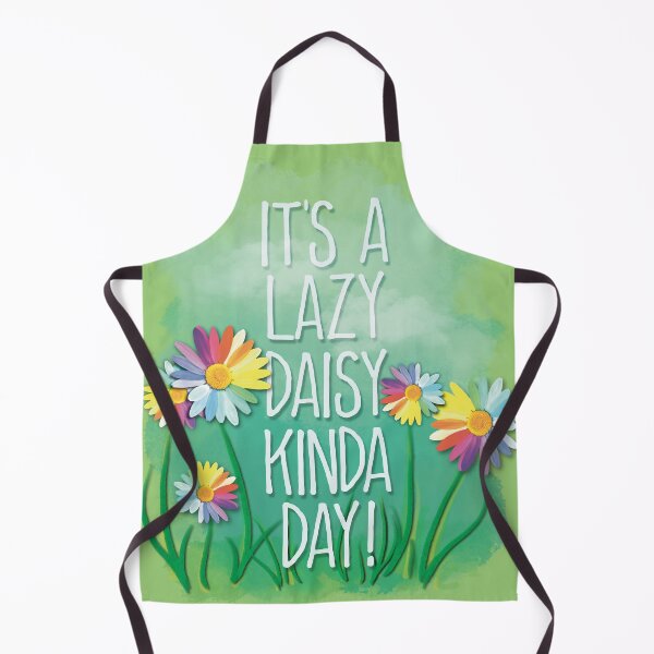 Item preview, It’s a Lazy Daisy Kinda Day! Cute text with rainbow flowers designed and sold by MunsyArt.