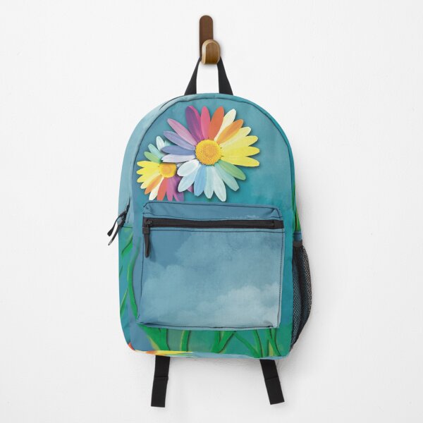 Item preview, It’s a Lazy Daisy Kinda Day! Cute text with rainbow flowers designed and sold by MunsyArt.