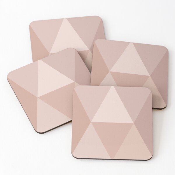 Item preview, 2 triangles interlaced in blush designed and sold by Latte Design.