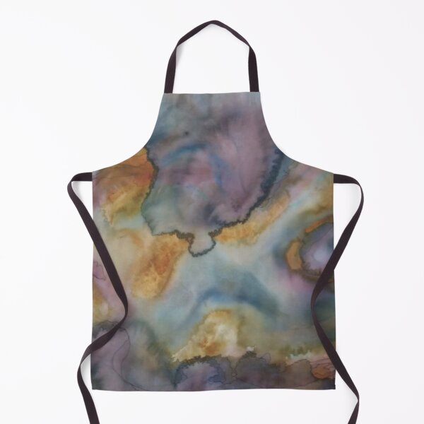 Item preview, Yellowstone Hydrothermal Pool #2 watercolor and ink painting designed and sold by ChillonLeachArt.