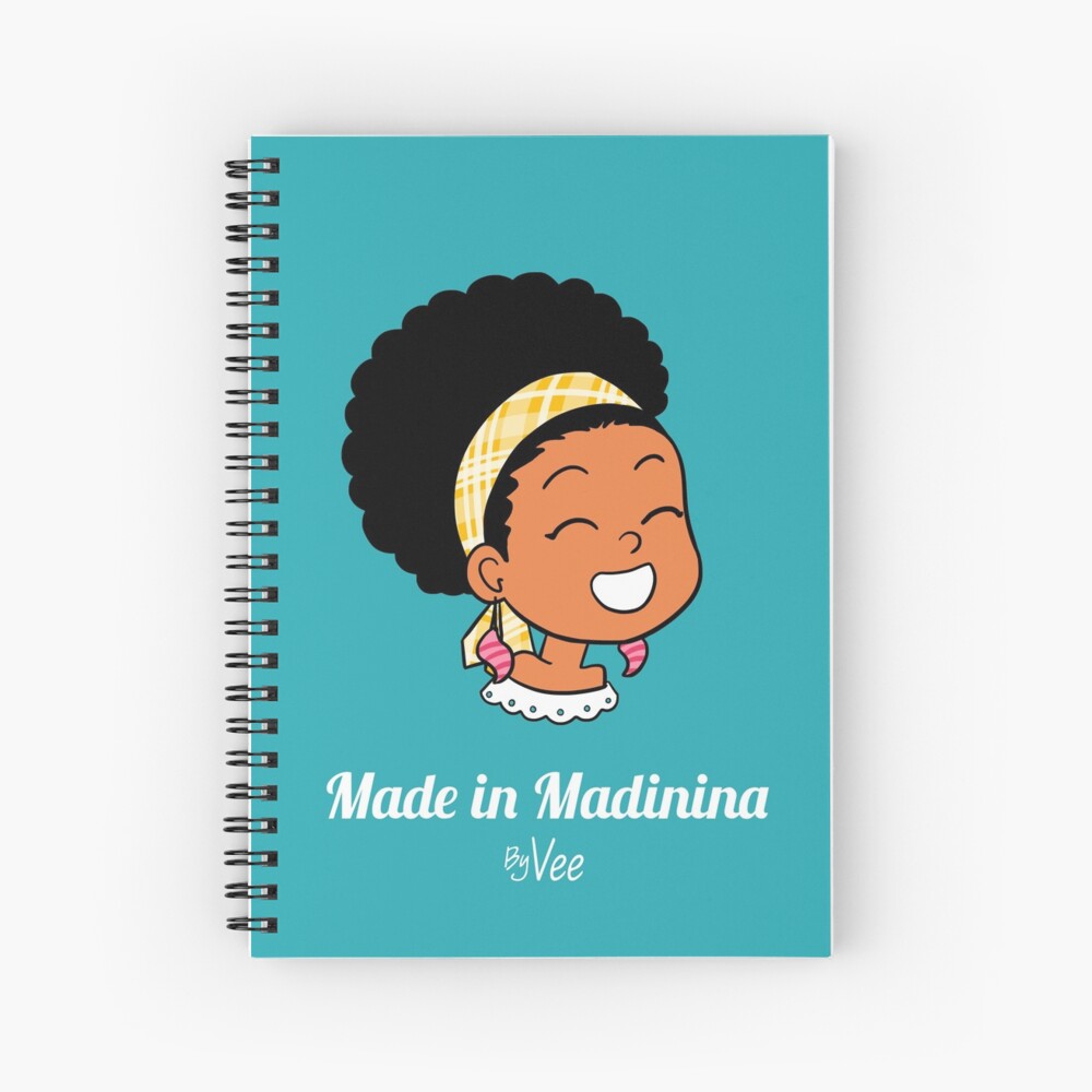 Aperçu de l'œuvre Cahier à spirale créée et vendue par vee-madinina.