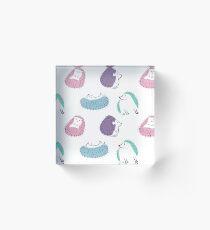Pastell Hedgies Acrylblock