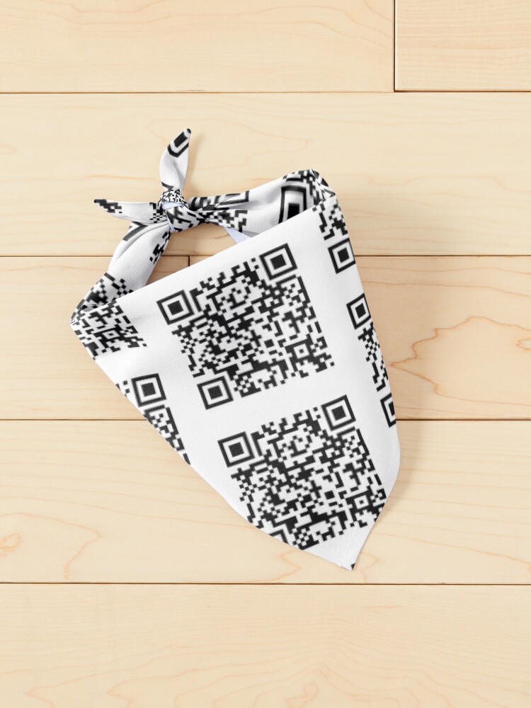 Rick Roll Your Friends! QR code that links to Rick Astley's “Never Gonna  Give You Up”  music video Spiral Notebook for Sale by ApexFibers