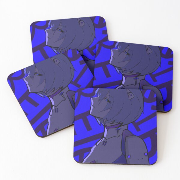 Artikelvorschau, Rei Ayanami Kontrastblau 001 entworfen und verkauft von vegantoaster.