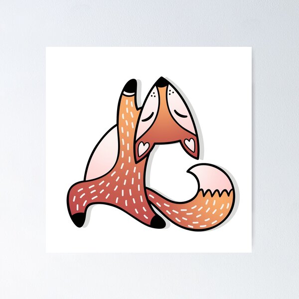 Item preview, Yoga Lover Fox designed and sold by salomemika.