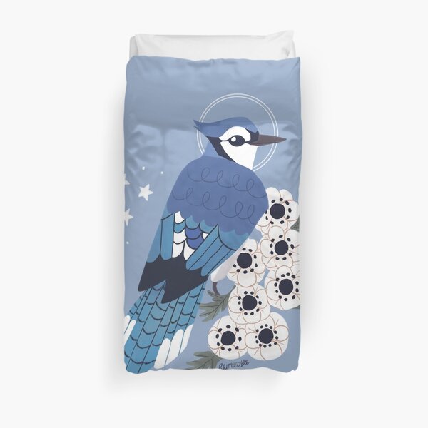 Familiar - Blue Jay Duvet Cover