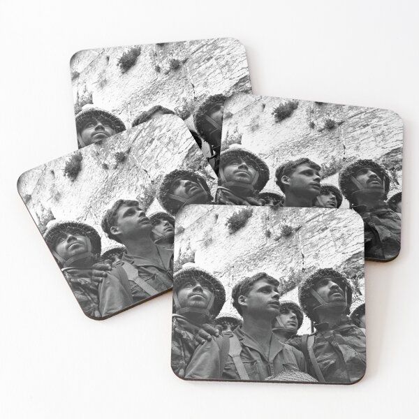 Item preview, Israeli paratroopers standing in front of the Western Wall. June, 1967 designed and sold by Presly.
