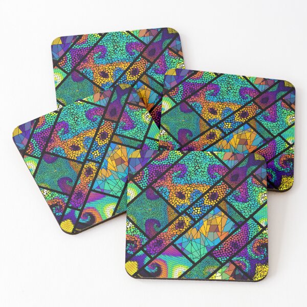 Item preview, Vibrant colorful mosaic designed and sold by FGCART.