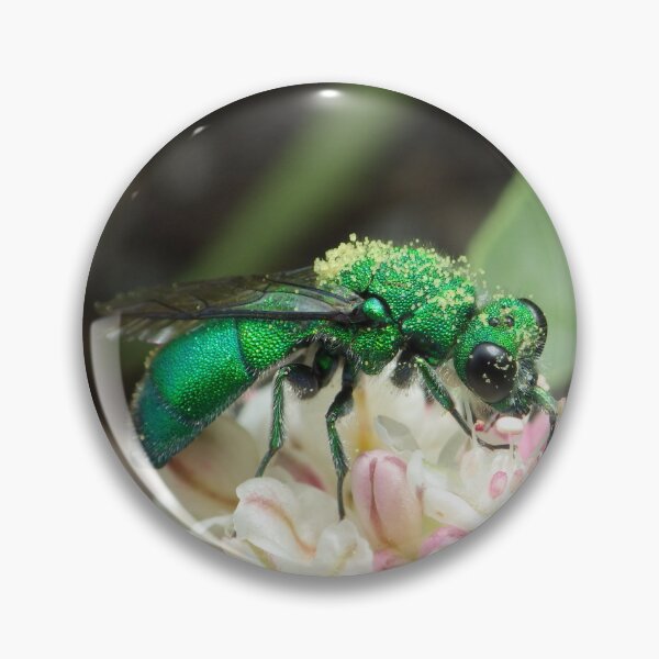 Item preview, Emerald Cuckoo Wasp designed and sold by The Botanical Jason.