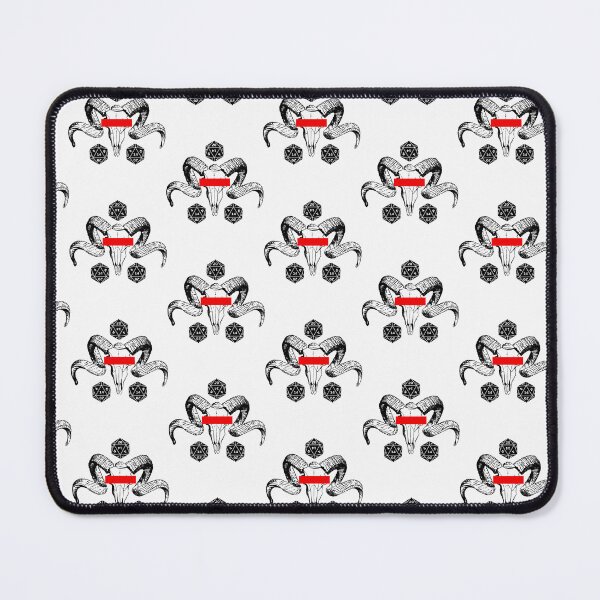 Item preview, Pattern HELLFIRE CLUB  white animal skull designed and sold by KS-Y.