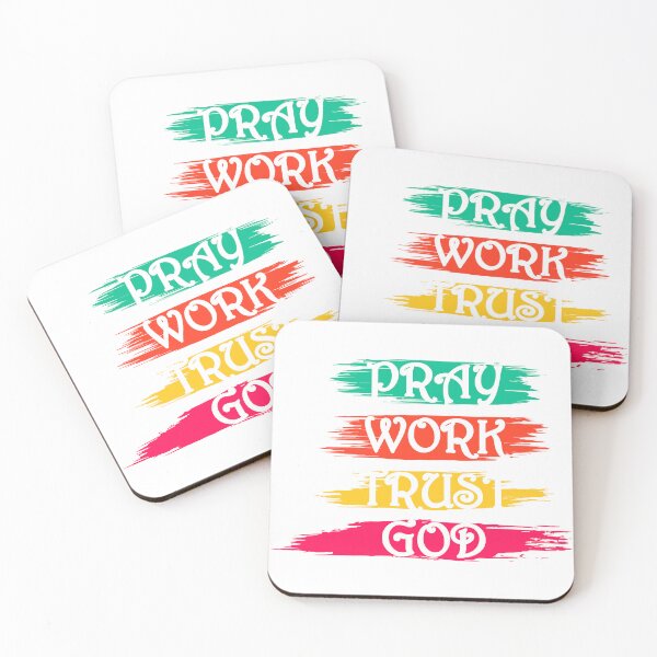 Item preview, Pray Work Trust God designed and sold by SSK Designs.
